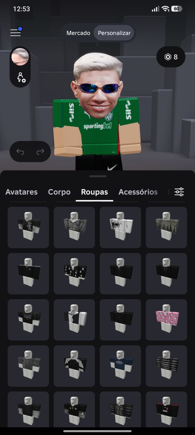 CONTA ROBLOX COM 4.000 ROBUX GASTOS + MUITAS ROUPAS