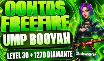Contas Free Fire Level 30 + ump ATT + 1270 Diamantes no Seu Google