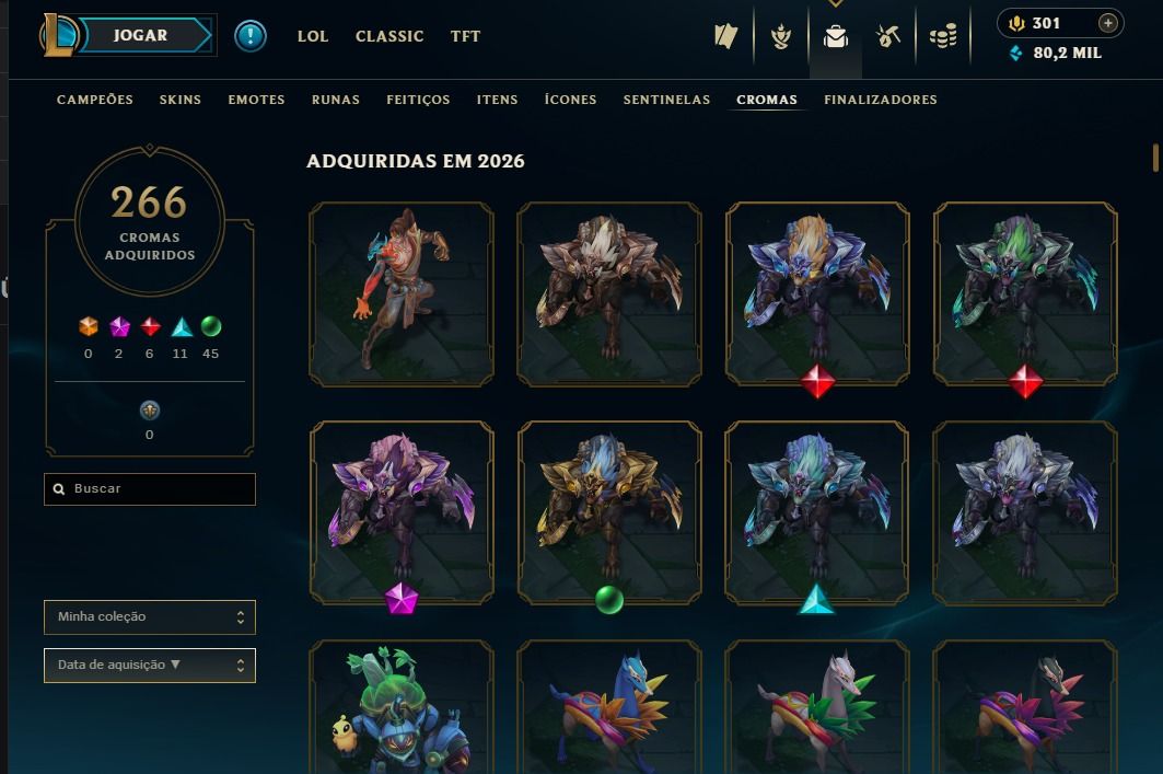 CONTA LOL GM 1300 LP - MMR DE CHALL/ 56% DE WIN RATE/