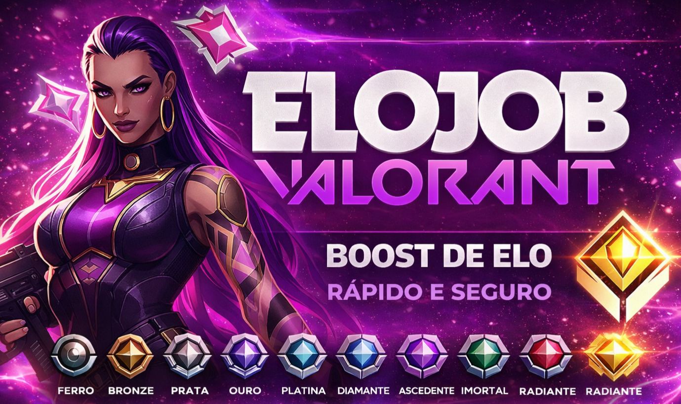 ELOJOB VALORANT- DO FERRO AO RADIANTE | RÁPIDO E SEGURO
