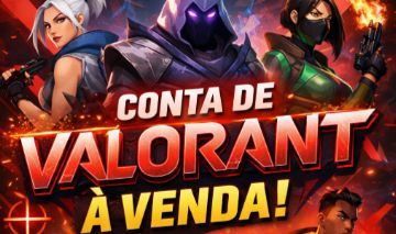 Conta valorant com skins + elo alto