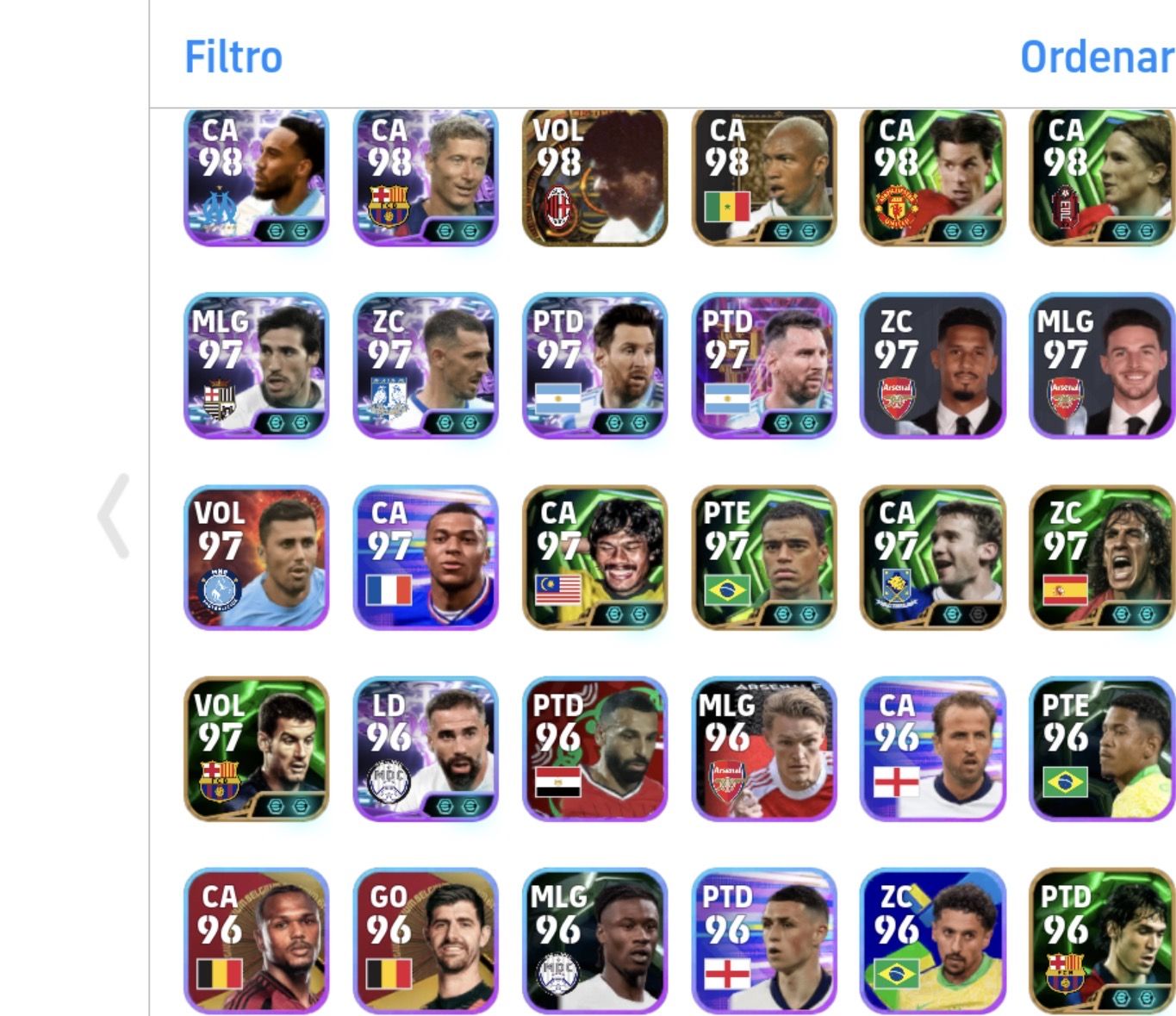 Conta de efootball muito forte