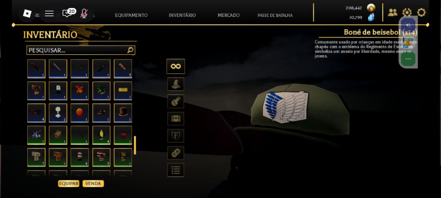 Cosmetic attack on Titan revolution