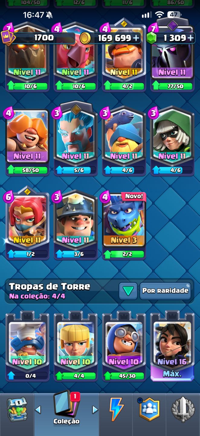 Conta Clash Royale 13.700 troféus
