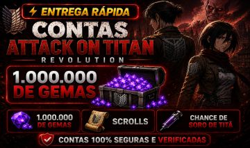 AOTR | CONTA PRESTIGE 3-4 COM 1M A 2M DE GEMAS, SCROLLS E CHANCE DE SORO