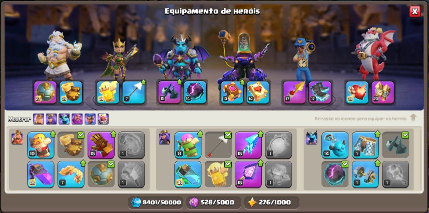 Clash of Clans CV16 Full com PAISAGEM LENDÁRIA ZG