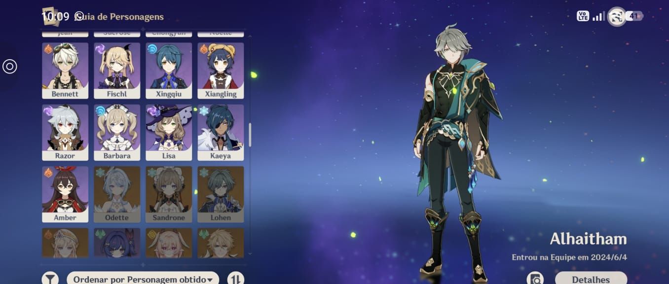 CONTA END GAME AR60 personagens constelados, algumas assinaturas