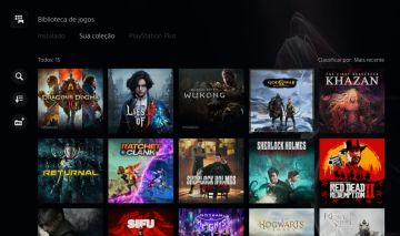 Playstation 5 - Conta PS5 com 15 jogos, entre eles Wukong, God of War Ragnarok