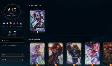 CONTA LOL +615SKINS(JINX FRAGMENTADA) +680 ICONES +229 CROMAS +MT SKIN RARA +TFT