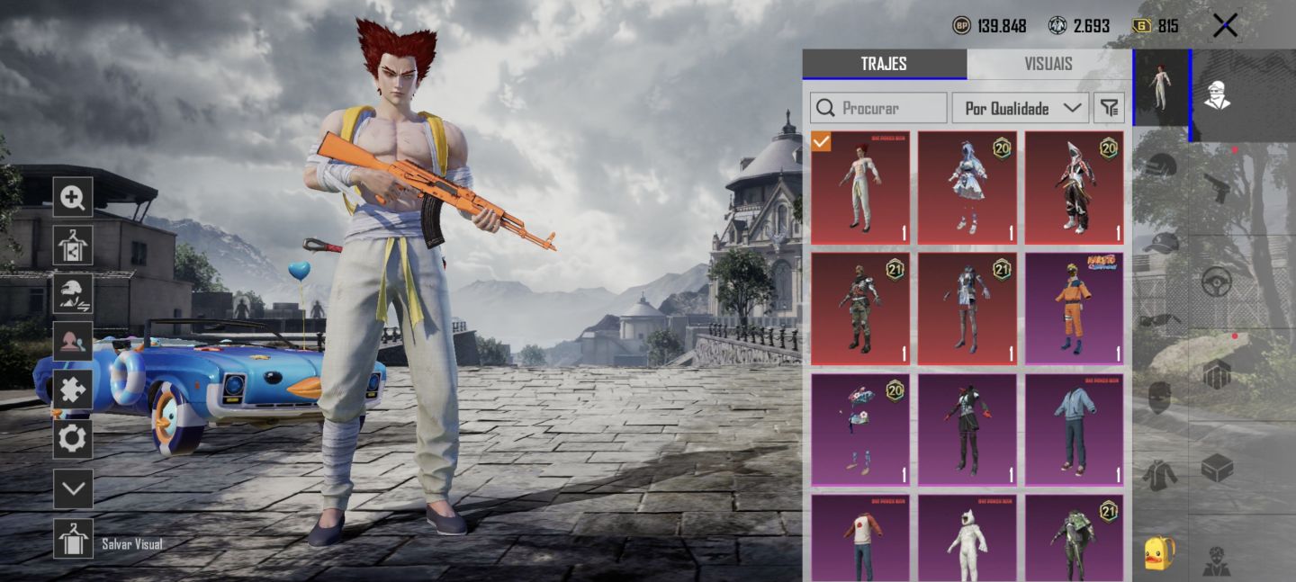 CONTA FULL ACESSO PUBG MOBILE COM SKIN DE COLAB