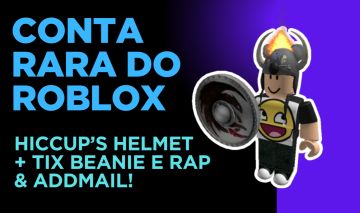 [MELHOR PREÇO] CONTA ANTIGA RARA DE 2015 COM HICCUPS HELMET E OFFSALE DO ROBLOX!