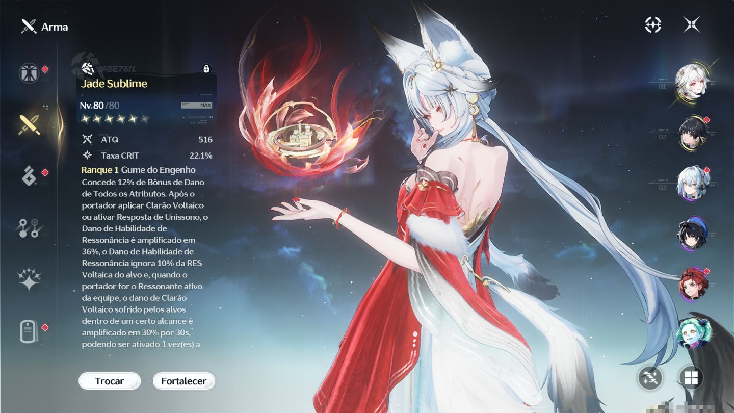 Wuthering waves: Hsin S3 + arma assinatura, Rebecca e 35 mil astristes