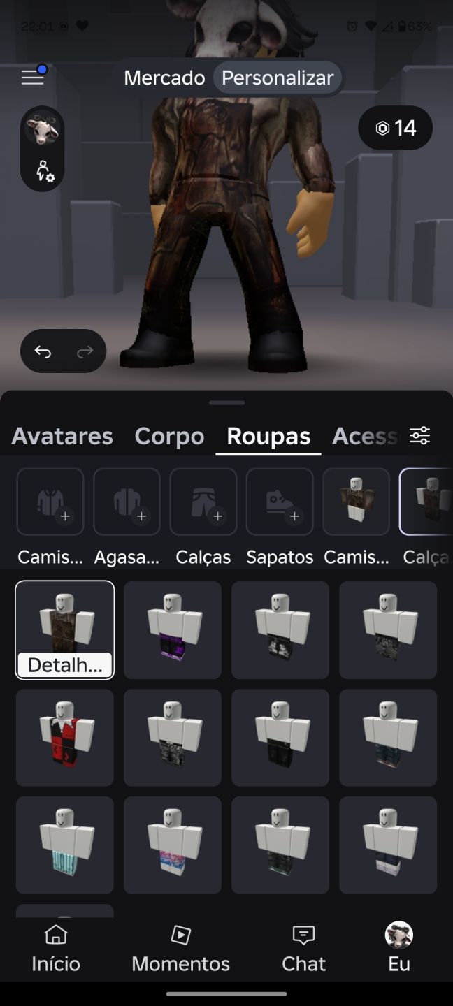 Conta roube um ovo,com mais de 2000 robux gastos
