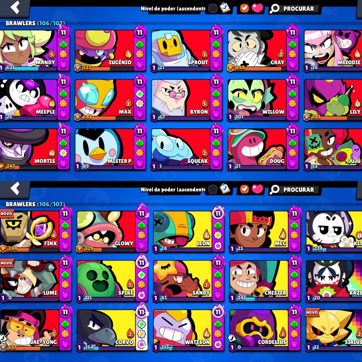 Contra Brawl stars Rara