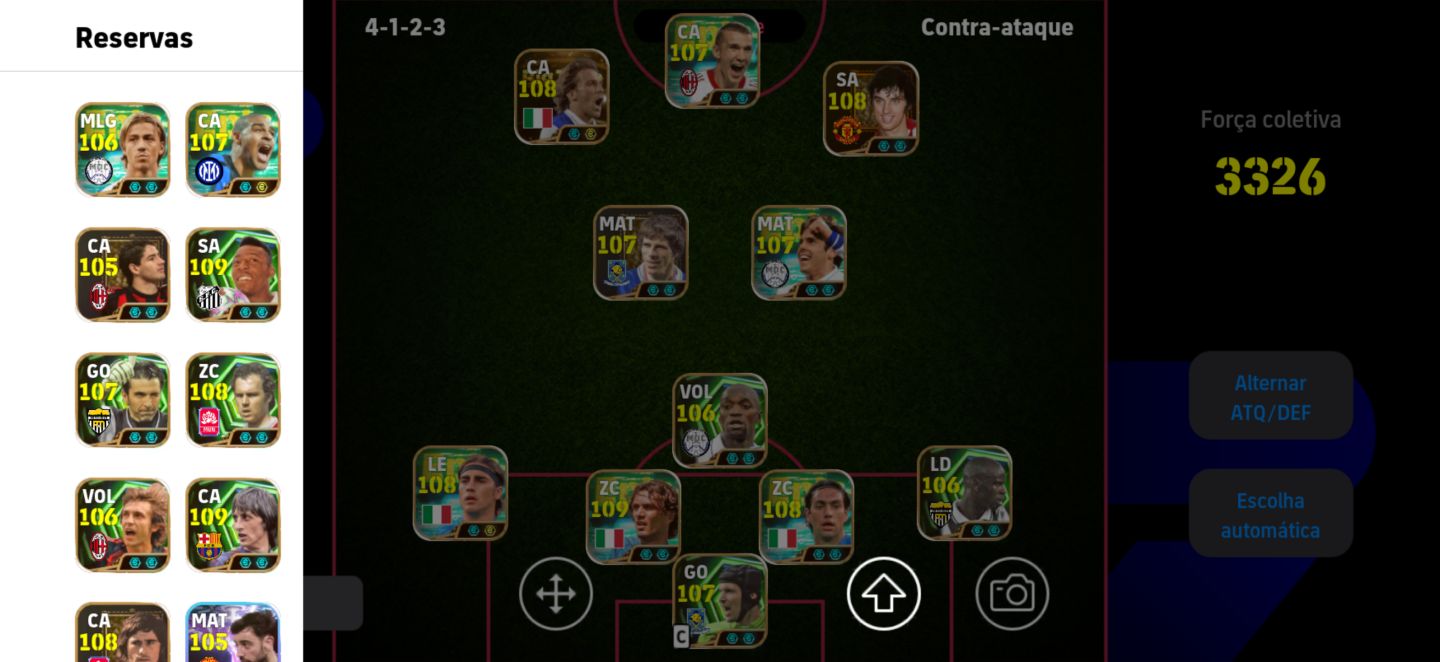 Conta efootball 3332 de força