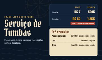 SERVICE DE TUMBAS GLA - GRAND LINE ADVENTURES