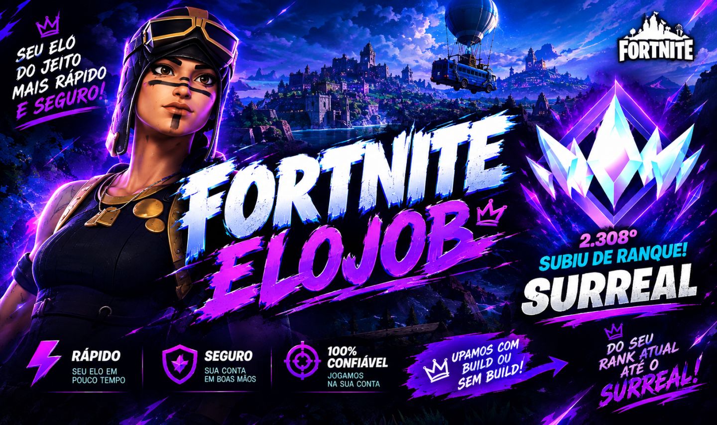 ELO JOB FORTNITE | SUBA DE ELO | BUILD OU SEM BUILD
