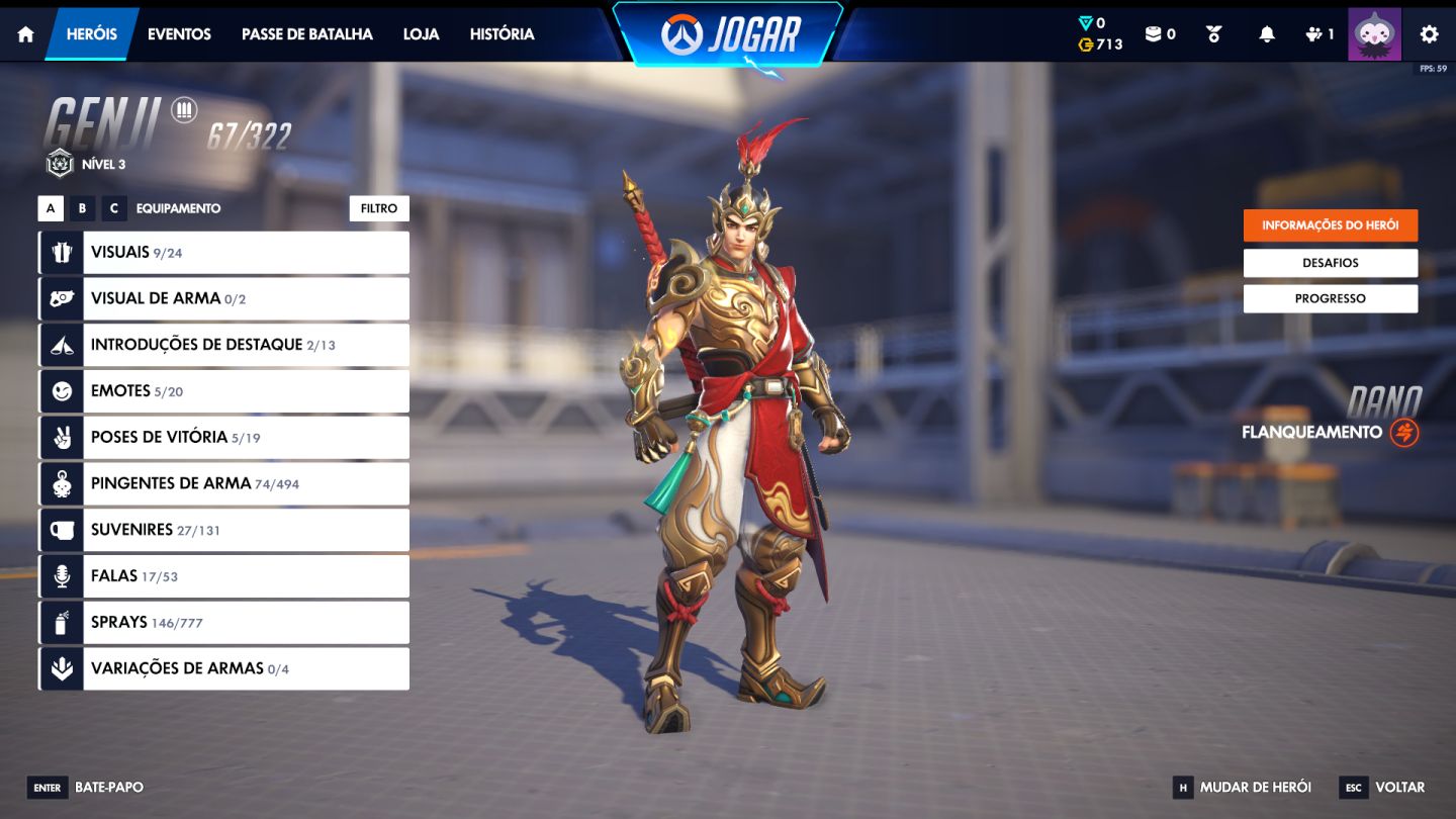 OVERWATCH 2 | CONTA COM 250 SKINS + MÍTICAS NÍVEL 4!