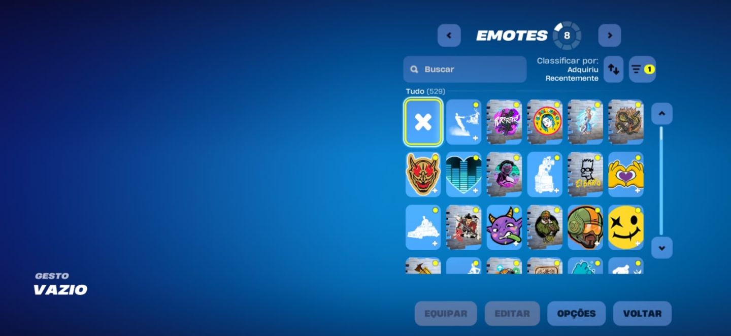 Conta de fortnite antiga (skins, emotes e picaretas raras e diversas)