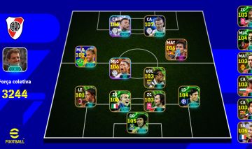 Conta Efootball 3244 força coletiva com pelé e bale 107