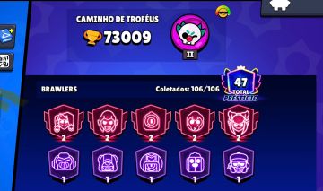Conta Brawl Stars Fama alien semi full