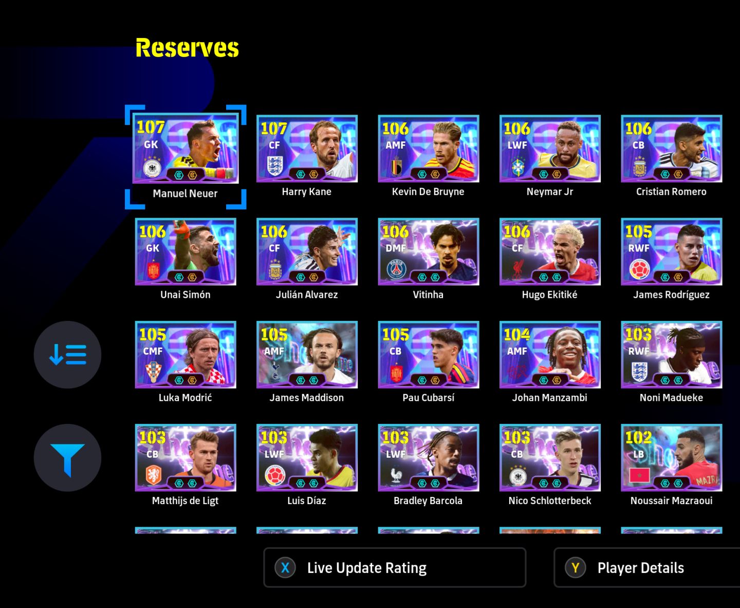 Conta Efootball Xbox / Pc Microsoft - 3352- 22 BigTime +100 Épicos + 46 ShowTime