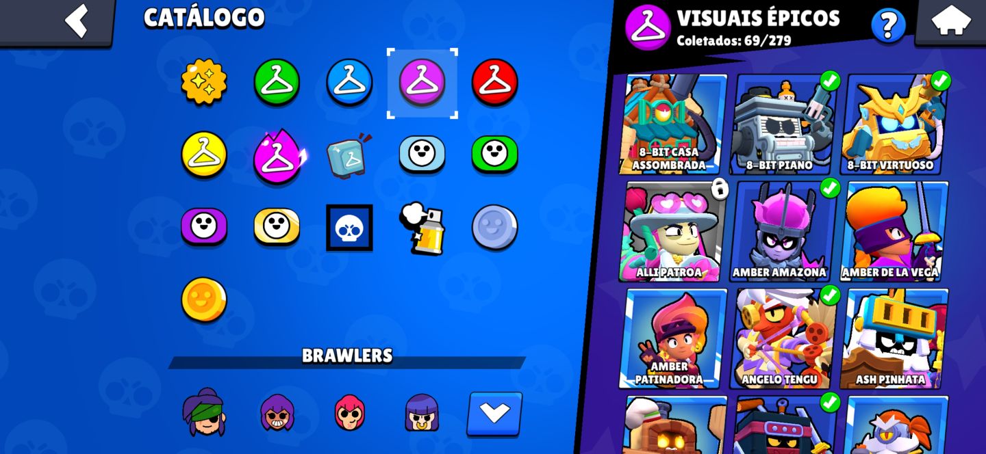 Conta Brawl Stars 2019 38,5K 83 Brawlers 25 Power 11 Nível 181