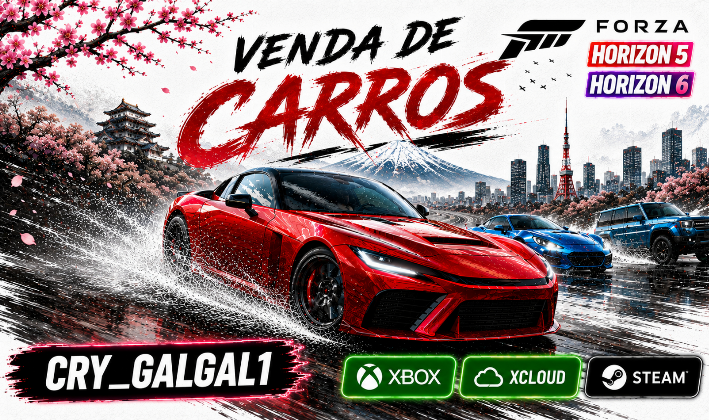 [10% DE DESCONTO EM TUDO!] VENDA DE CARROS FORZA HORIZON 5/6 (XBOX/XCLOUD/STEAM)
