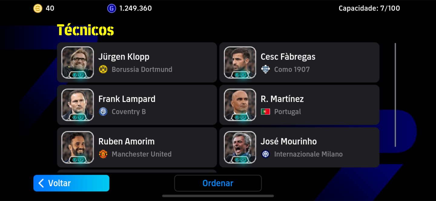 CONTA DE EFOOTBALL COM CR7 108 BALE 107 NEYMAR 106