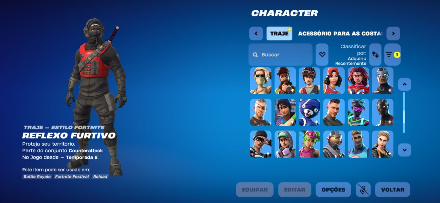 Conta fortnite top com skin nvidea