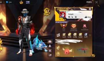 Conta Free Fire muito rara e muito gemada. Valor negociável pra sair rápido!!