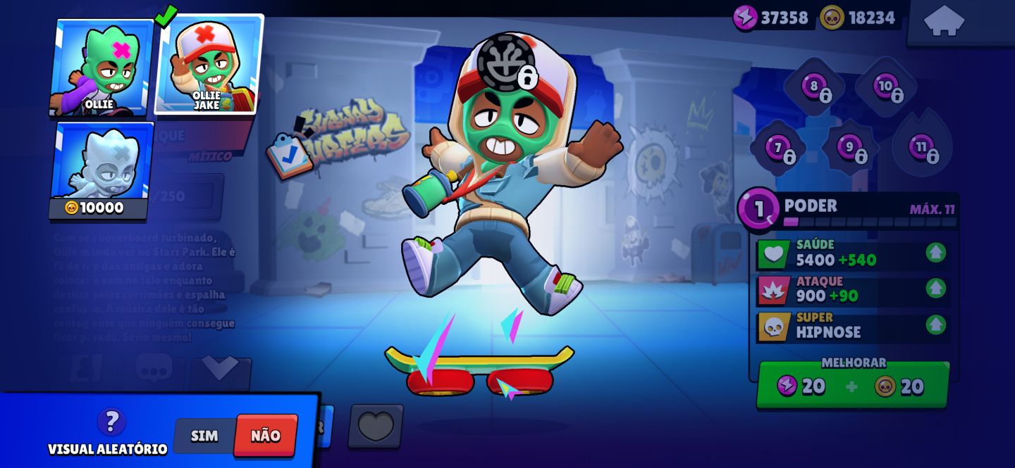 Conta main fang com skin fang furioso e fang midorya