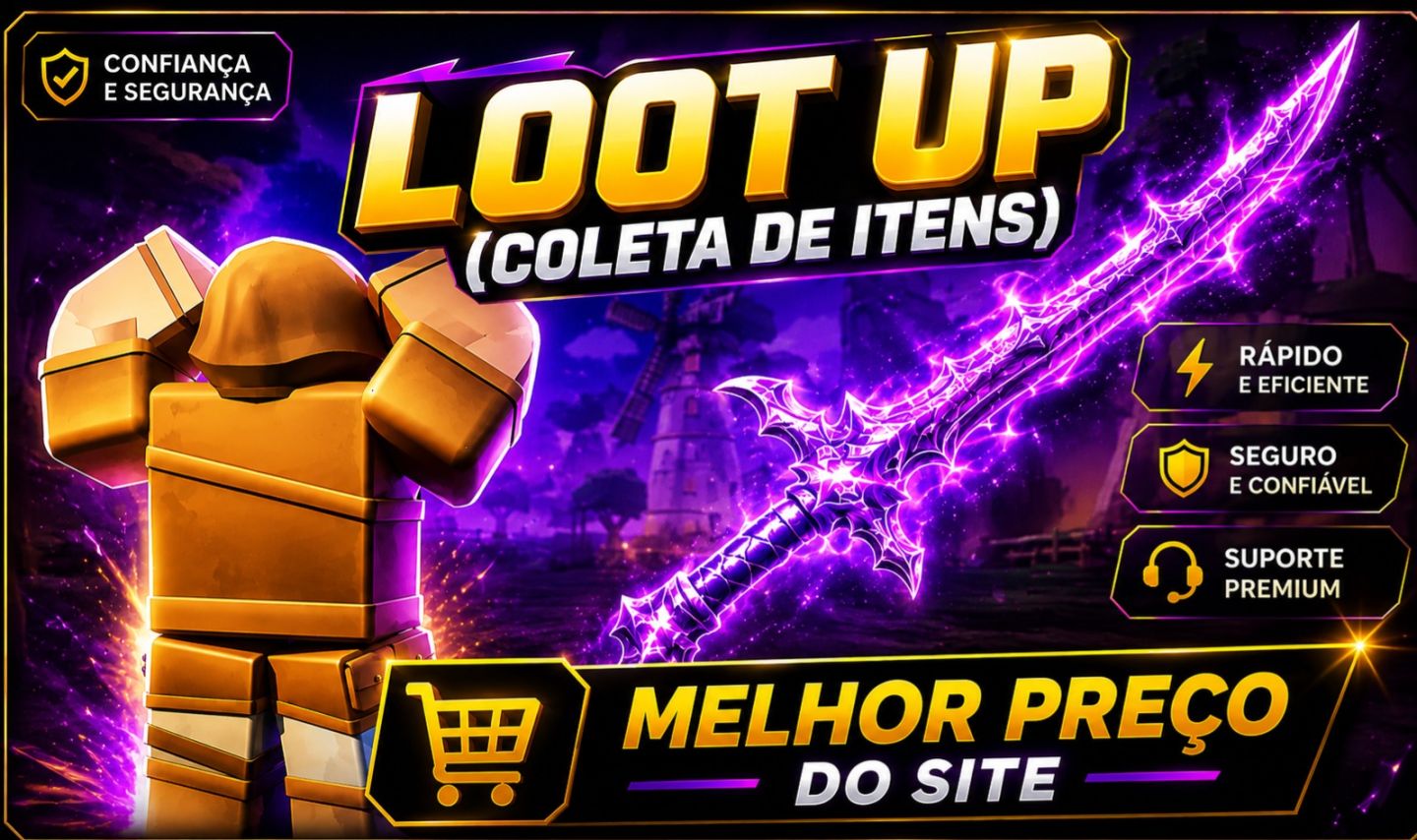 LOOT UP [COLETA DE ITENS] MELHOR PREÇO DO SITE!!