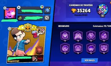 VENDENDO CONTA DE BRAWL STARS 35K+ DE TROFÉUS
