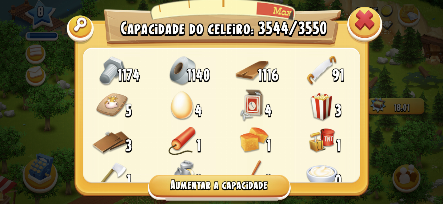 Itens Hay Day