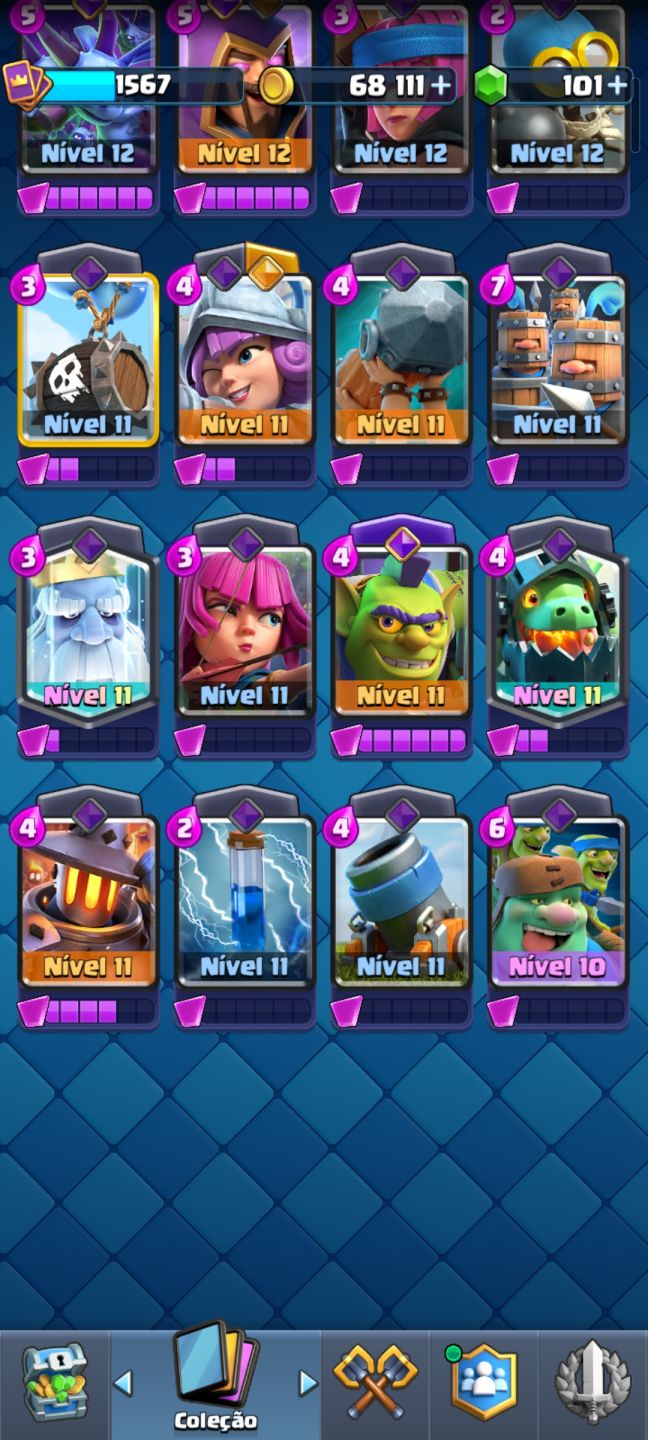 Conta clash royale