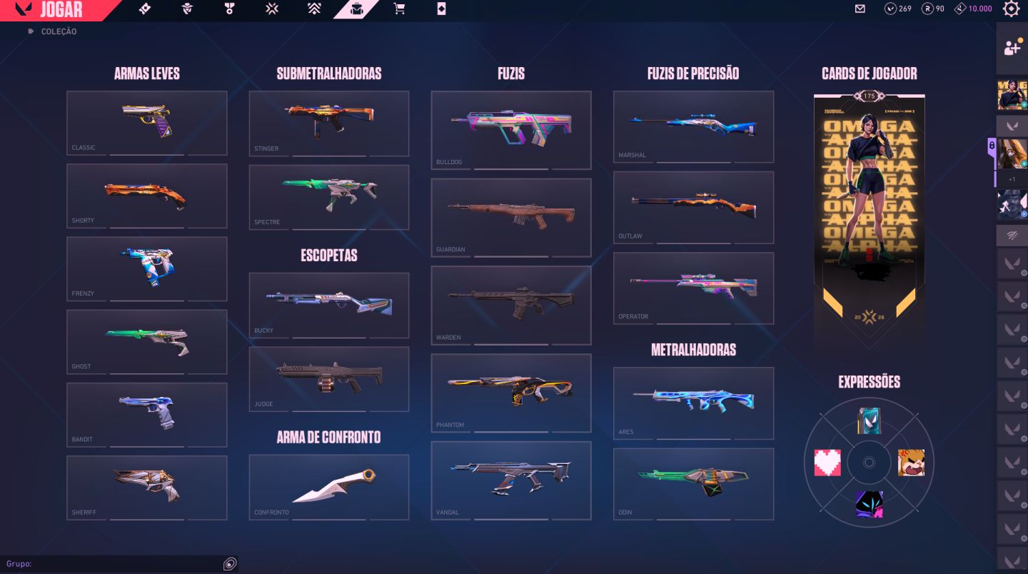 Conta phantom champions 24, pacote completo champions 26