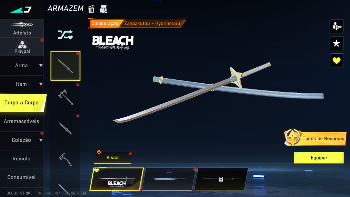 CONTA BLOOD STRIKE COM EVO, SKINS DESEJADAS E ETC