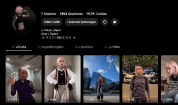 Perfil do tiktok com 9500k de Seguidores