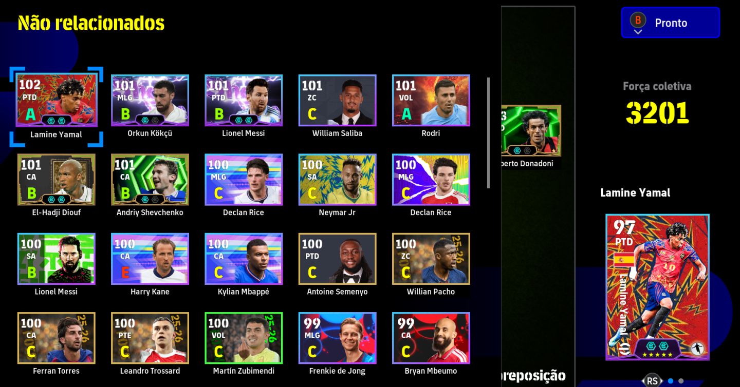 Conta Efootbal com melhores lendas metas do Game C-Prime-4 (steam)