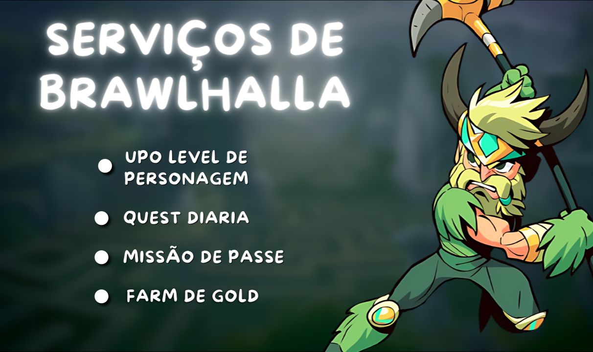 Serviços de brawlhalla l Missões de passe, quest diarias