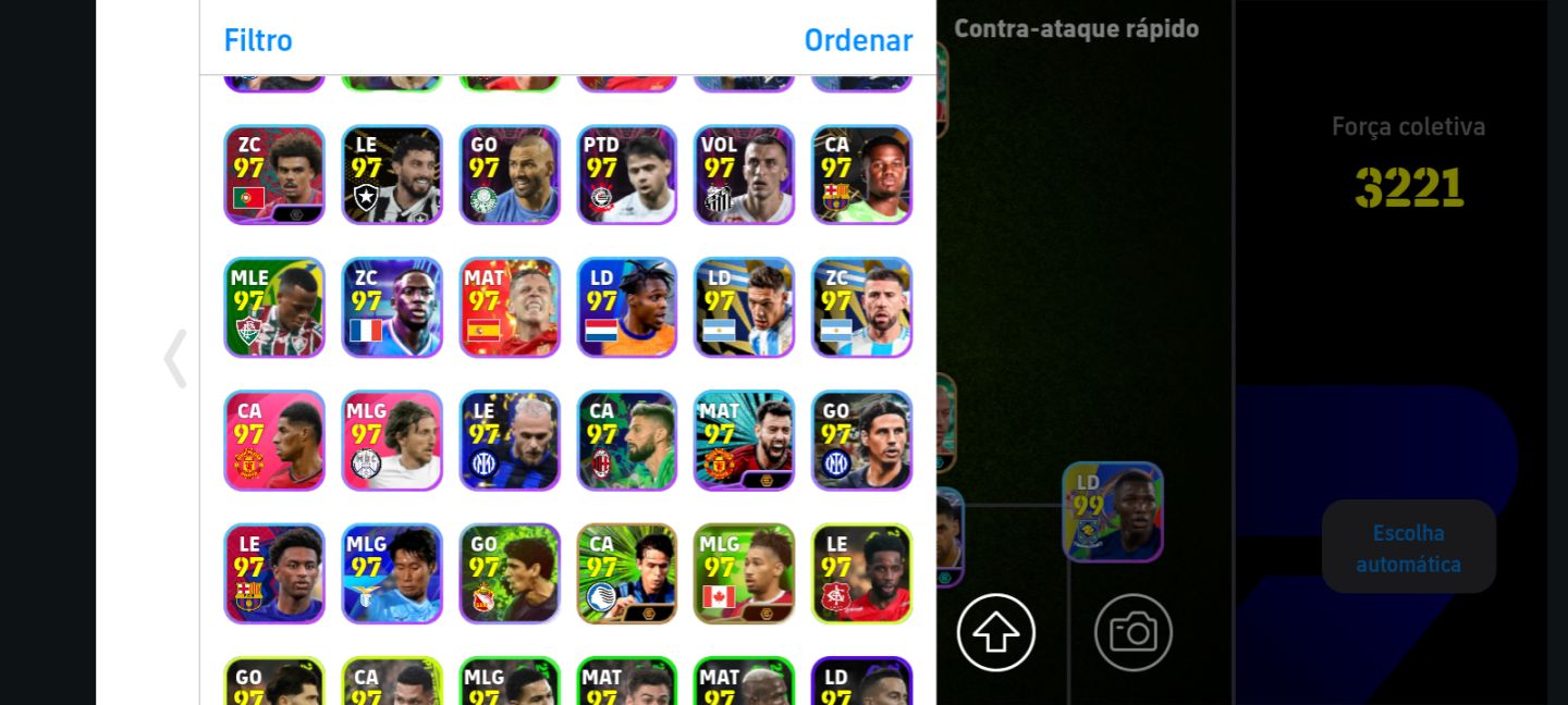 CONTA DE EFOOTBALL