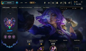 Conta lol com diversas skins full acesso
