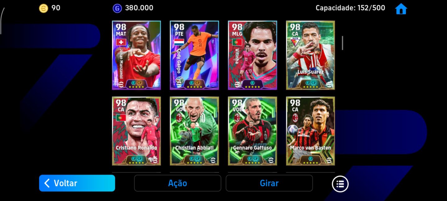 Conta de Efootball Mobile