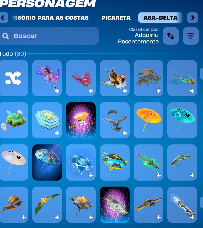 FORTNITE | 38 SKINS | 119 PICARETAS | 55 DANÇAS | 800 V-BUCKS