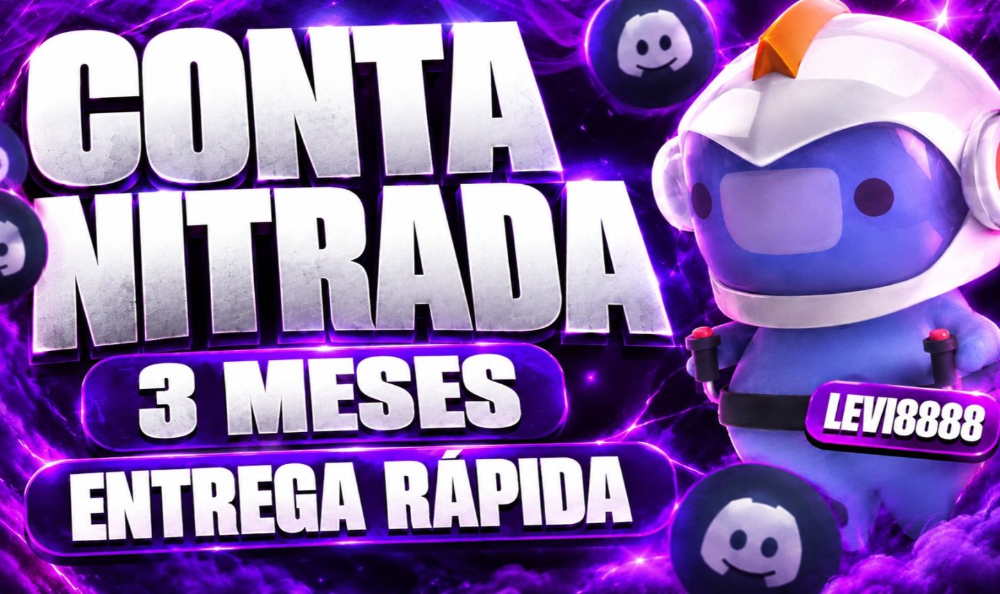 [MELHOR PREÇO] CONTA NITRADA TRIMENSAL (3 MESES) DISCORD