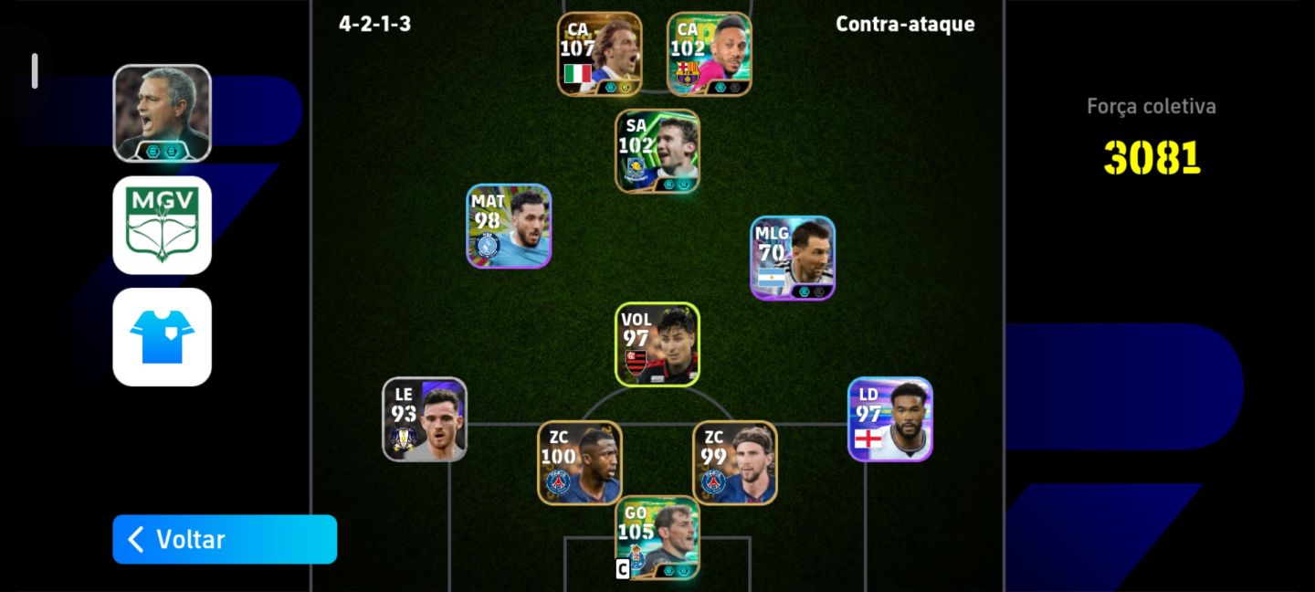 Contas efootball