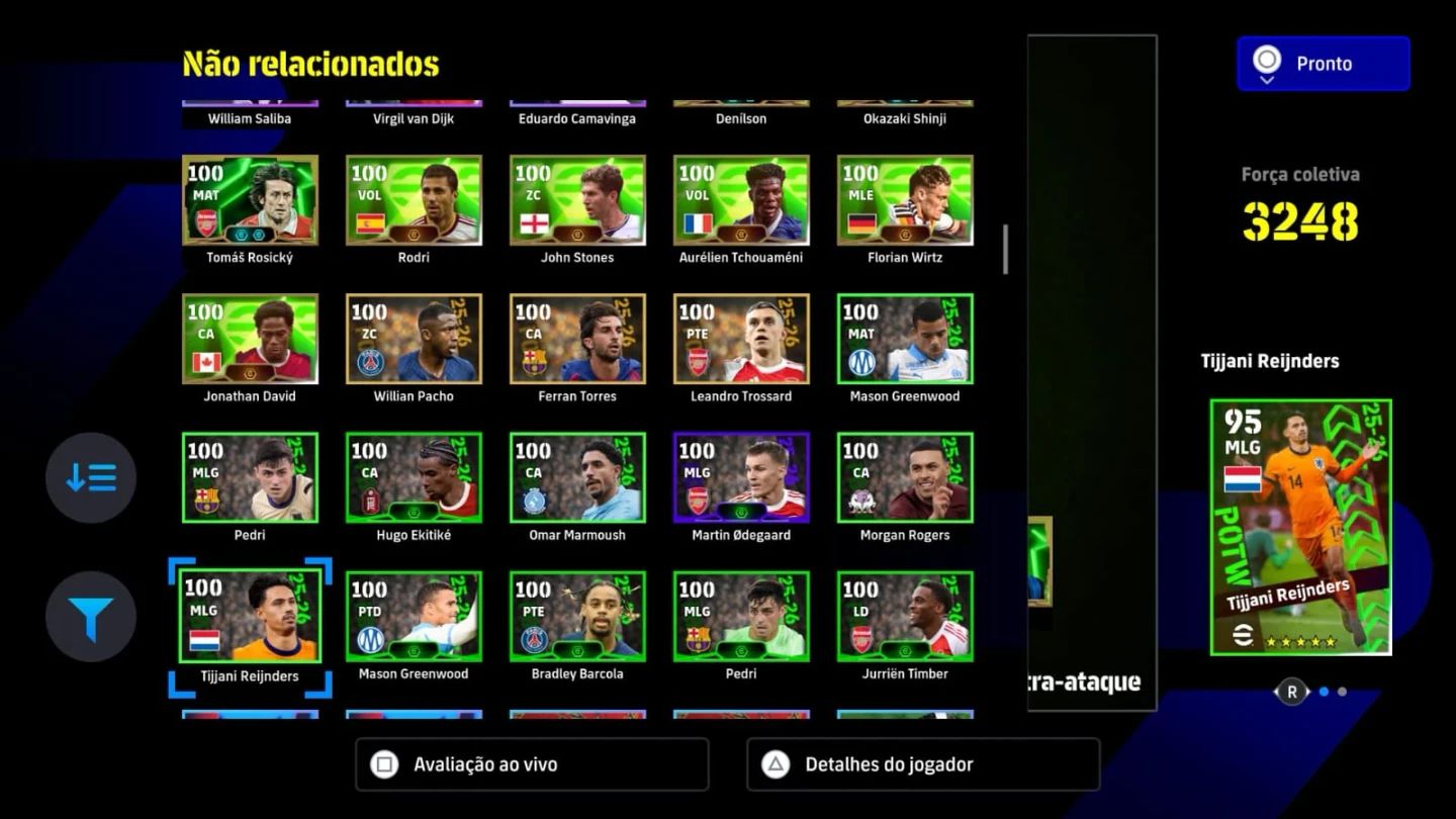Conta Efootball Ps4/ps5 Completa + Games