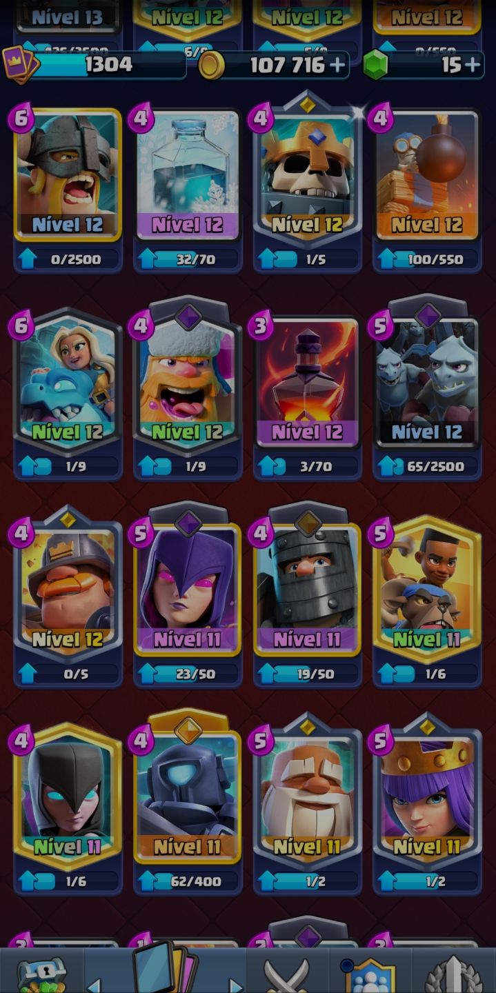 CONTA CLASH ROYALE 8.000 PONTOS, TODOS PERSONAGENS + NÍVEL 14!