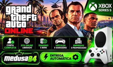 CONTA GTA V ONLINE XBOX SERIES